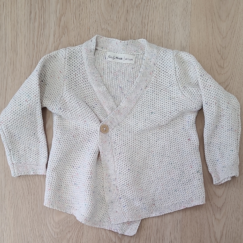 Fin & Vince Speckled Baby Sweater